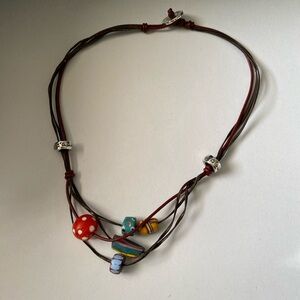 Peyote Bird Colorful Beaded Necklace